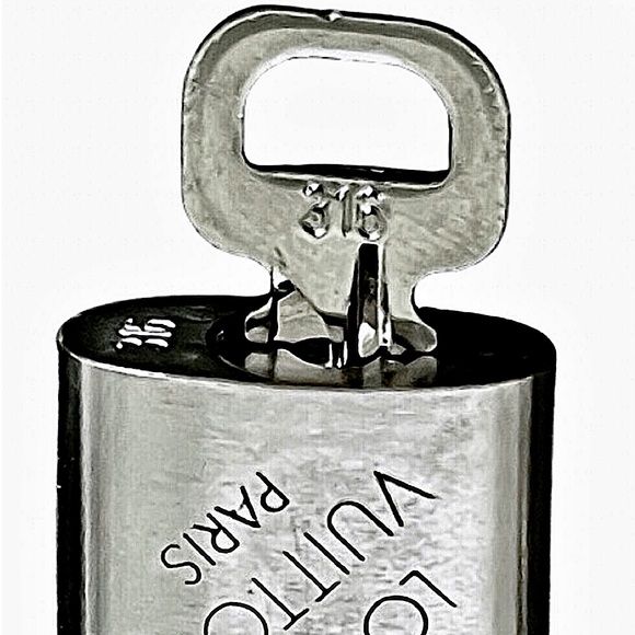 LOUIS VUITTON Silver Lock & Key Brushed Palladium Made In France COA #316 - Picture 12 of 14